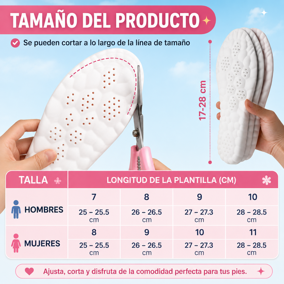 Plantillas Masajeadoras Antiestrés